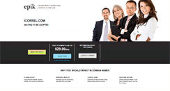 Desktop Screenshot of icorrel.com